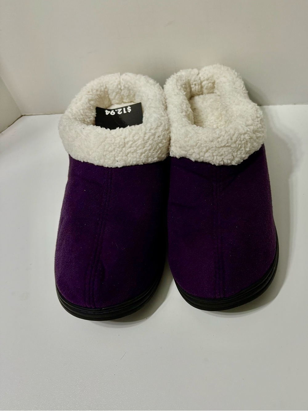 Purple Slip-On with Cream Faux-Sherpa Lining - Picture 1 of 5